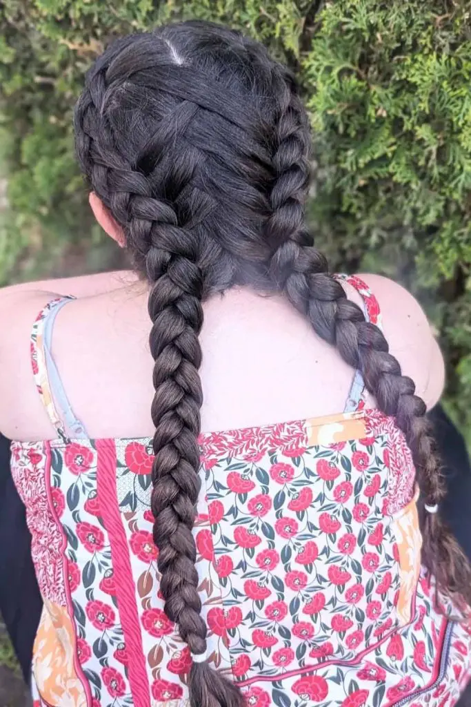 Woven Double Dutch Braids