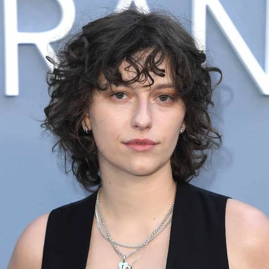 Curly Shag Wolf Cut With Short Curly Bangs