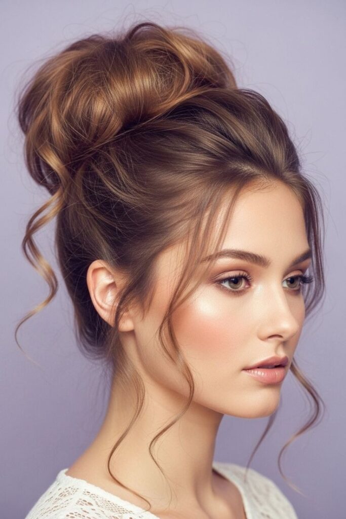 Intricate High Buns
