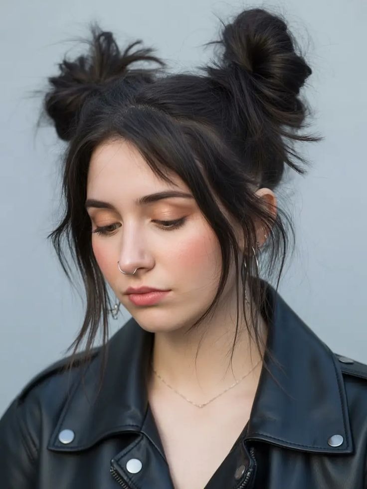 Cute Space Buns for Horns