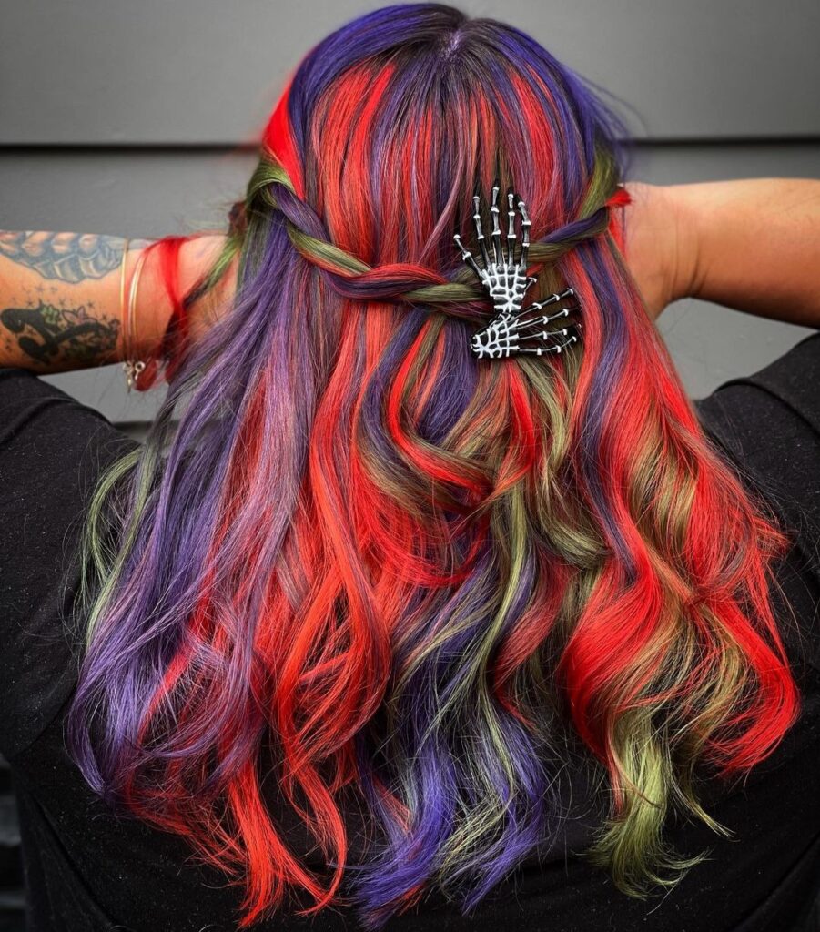 Colorful Haute Halloween Curls