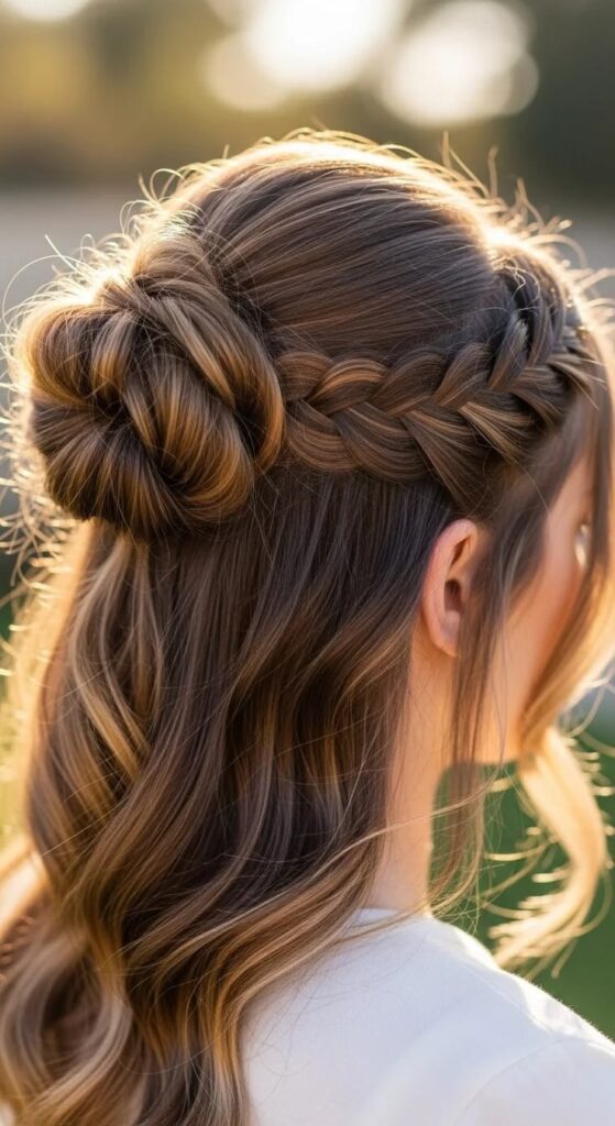 Easy Half-Up Style