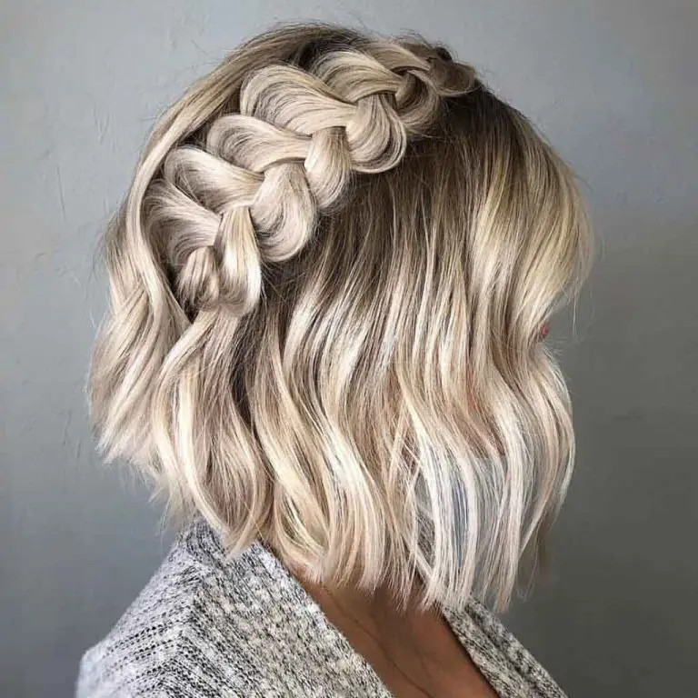 Dutch Braid Into a Twisted Bun