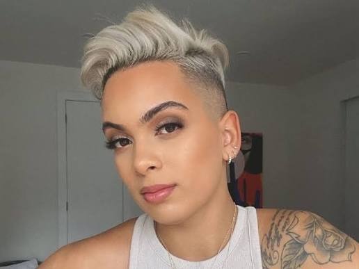 Side-Shaved Pixie Mohawk