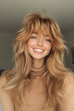 Buttery Blonde Textured Mullet