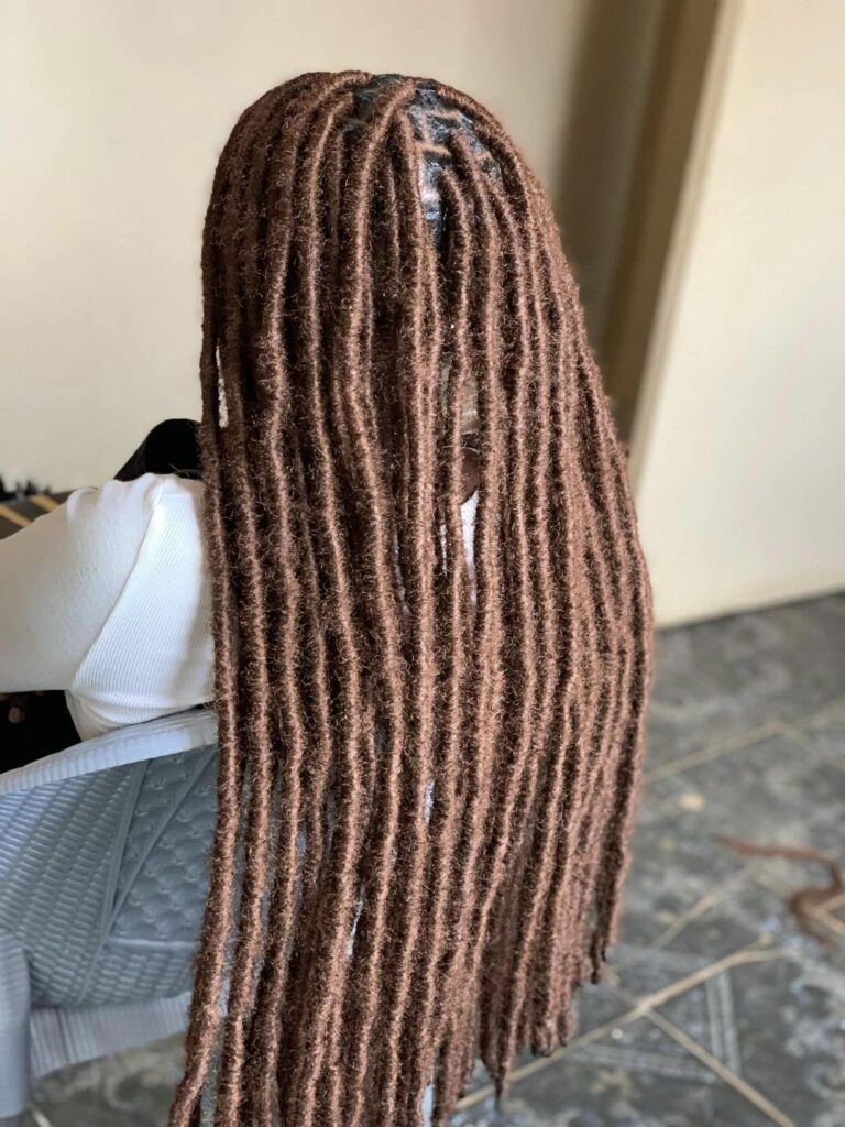 Colored Faux Locs
