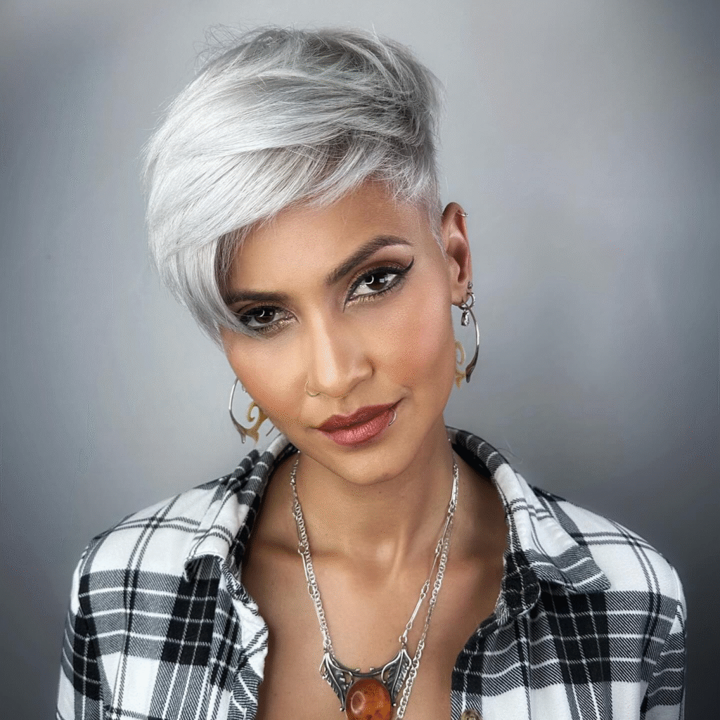 Low Maintenance Pixie in Natural Grey