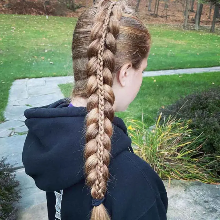 Long Dutch Braid Pony on Red Hair