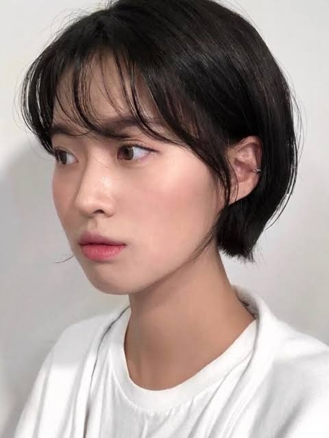 Layered Pixie Cut with Wispy Bangs