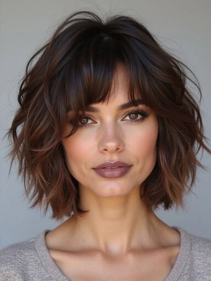 Textured Wavy Bob