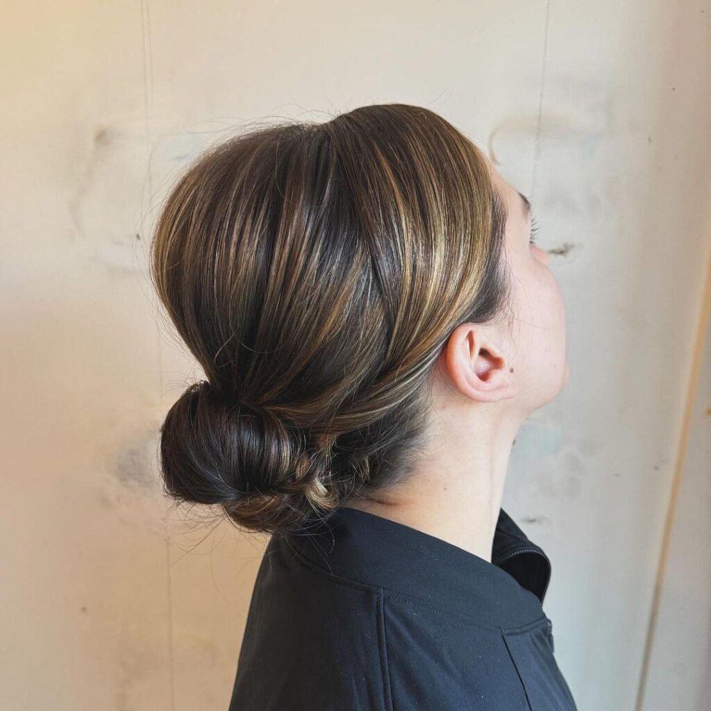 Low Chignon Bun