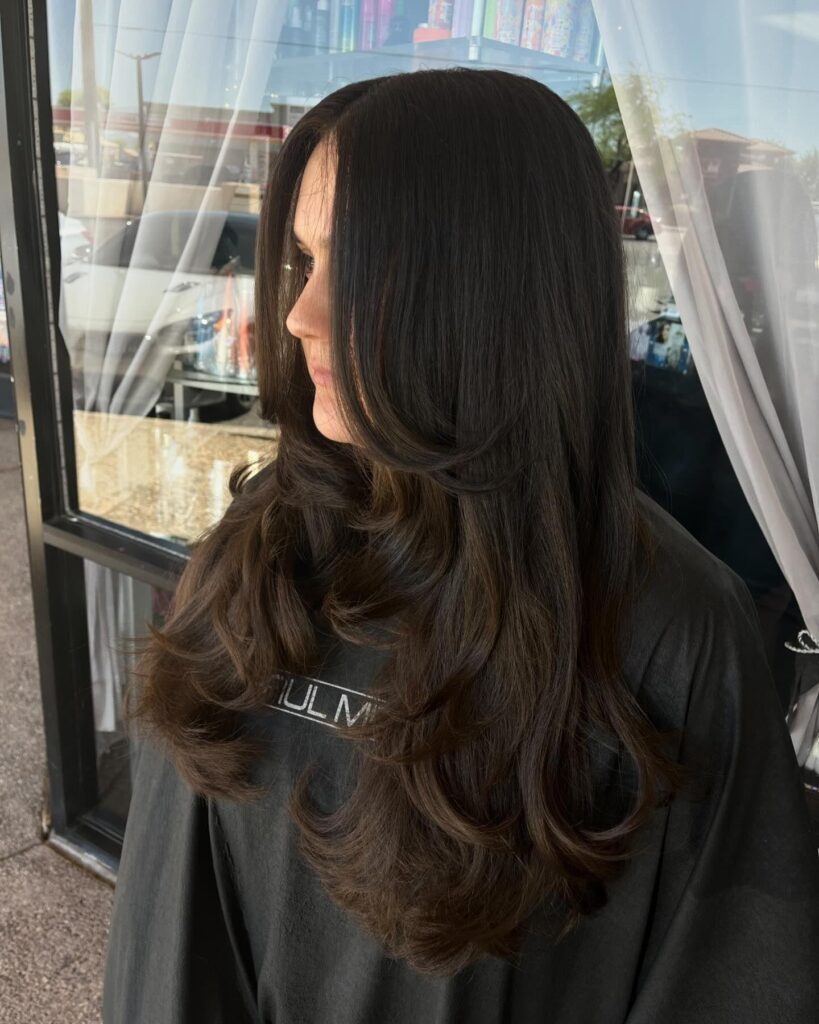 Layered Cut with Bangs