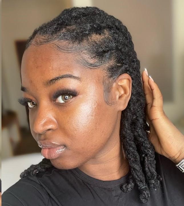 Cornrow Braids into Locs