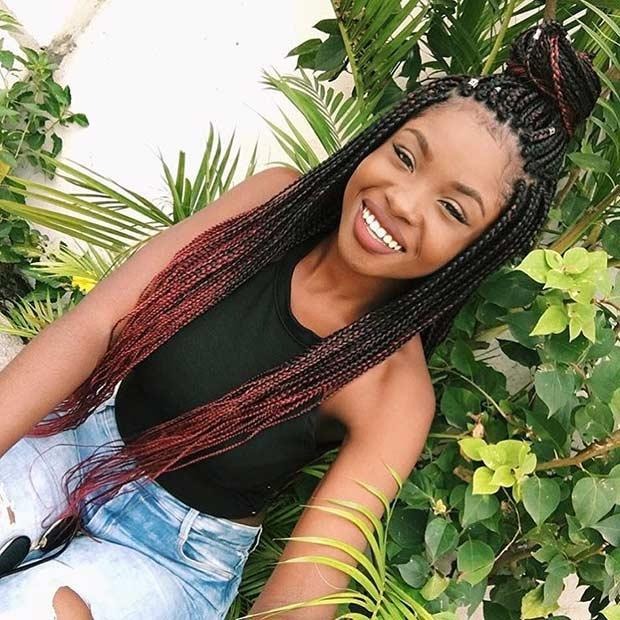 Ombre Poetic Justice Braids