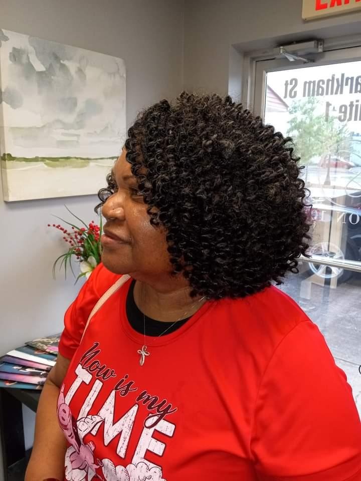Layered Crochet Bob