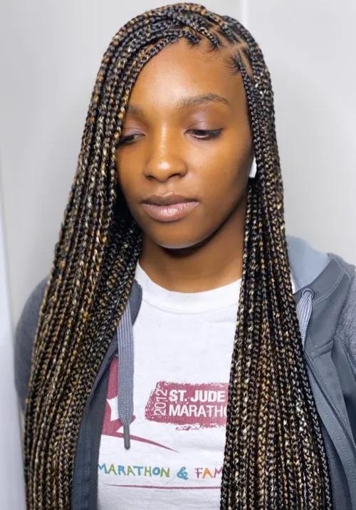 Long Knotless Braids