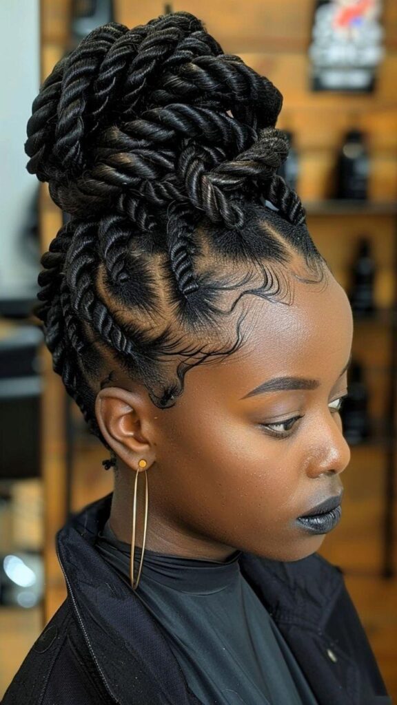 Twist Braid Bun