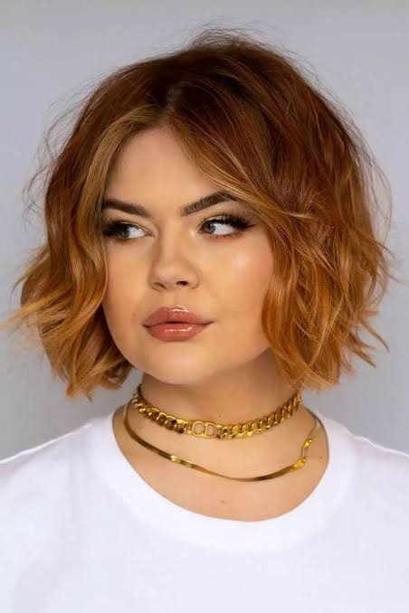 Short Shag with Auburn Undertones
