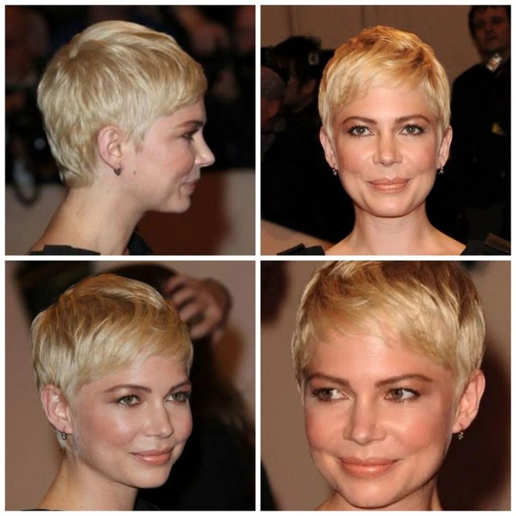 Bronde Layered Pixie Cut