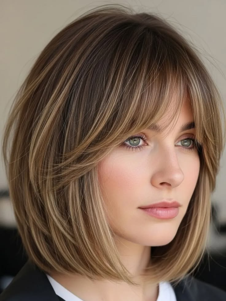 Layered Bob with Soft Movement