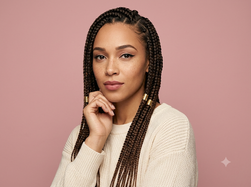 Small Box Braids Hairstyles